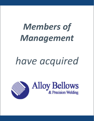 Alloy Bellows has completed a Management Buyout