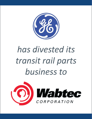 General Electric Company has sold its Rail Transit Parts Business to Wabtec Corporation.