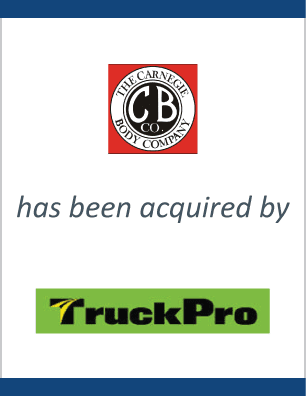 Carnegie Body Co. has divested its parts business to TruckPro, Inc.