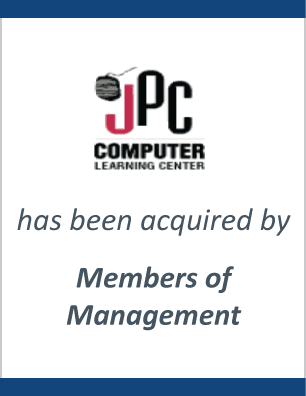 JPC Computer Learning Center Inc, has sold to a Management Group