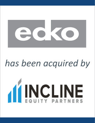 Edko has been acquired by Incline Equity Partners