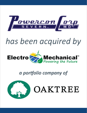 Powercon Corporation has been acquired by Electro-Mechanical, LLC